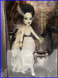 New Frankenstein And Bride of Frankenstein Monster High Skullector Doll Set