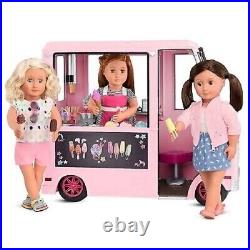New Our Generation Sweet Stop Pink Ice Cream Truck Set