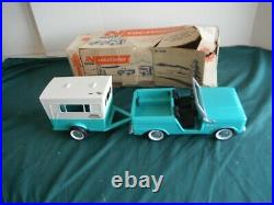 Nylint Vacationer Ford Bronco And Camper Set All Original With Box Pressed Steel