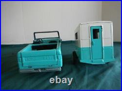 Nylint Vacationer Ford Bronco And Camper Set All Original With Box Pressed Steel