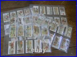 ORIGINAL SET OF FIFTY WILLS CIGARETTE CARDS SPORTS of ALL NATIONS set, c1901