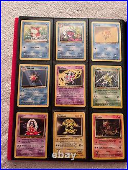 Original 151 Complete Set Pokemon Cards 1999 NM-MP All 16 Base Set Holos 9