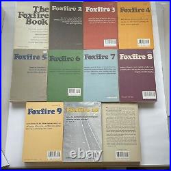 Original Set FOXFIRE Books 1-10 Plus 25 Years ALL FIRST EDITIONS