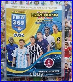 PANINI FIFA 365 2022 Adrenalyn XL SET BINDER + all 378 cards