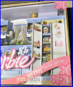 Play All Day Kitchen Gift-set With Barbie Dollnrf Mint & Sealed Boxmany Pieces