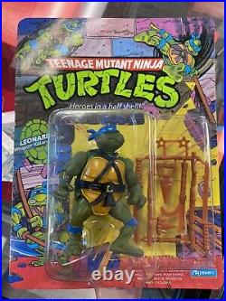 Playmates TMNT 1988 Set Of 4. All 4 Turtles 3/4 Unpunched Great Condition
