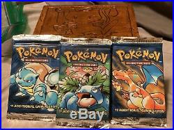 Pokémon Original BASE SET Booster Pack All 3 Art Set FACTORY SEALED 1999