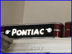 Pontiac Dealership Automotive Service Sign Lights Set of All 4