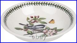 Portmeirion Botanic Garden Birds Pasta Bowl Set of 6 Dishwasher Safe