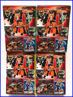 Power Rangers RPM GO-ONGER Mini Pla Gambaru Oh All 4 set Bandai Japan NEW F/S