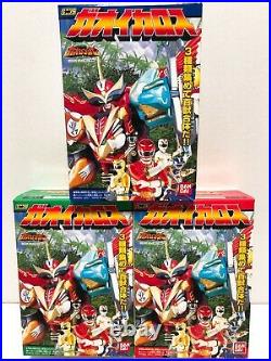 Power Rangers Wild Force Gaoranger Mini Pla All Megazord Complete set 15 BOX NEW