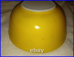 Pyrex Vintage Citrus Avocado to Lemon 4 Mixing Bowls 401 402 403 404-RARE