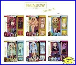 Rainbow High Doll Series 3 Set Of 6 Daria Sheryl Emi Georgia Daphne Gabriella