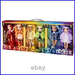 Rainbow High Original Fashion Doll Playset set of 6-Ruby Poppy Sunny Jade Skyler