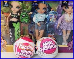 Rainbow Junior High #5 Set Doll with Backpack, pets, extras, + 2 bonus Mini Brands