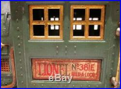 Rare Lionel 381E Three Car Green State Set and Locomotive all Original 1929