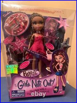 Rare RET NIB 2004 MGA Collection AA Sasha Bratz Doll Girls Nite Out Doll Set