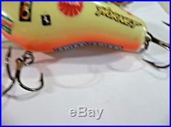Rare Set Of Bagley All Brass Square Bill Advertisement Lures May Be The Only 2