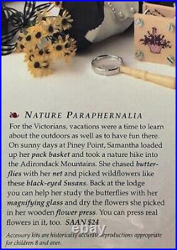 Retired American Girl Samantha's Nature Paraphernalia Set, Silhouette Box NICE