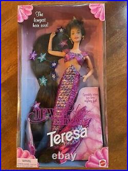 SET OF 3 Jewel Hair Mermaid Barbie, Midge, &Teresa Dolls, 1995 Mattel, ALL NEW NRFB