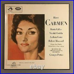 San 140- 2 Pretre Callas Bizet Carmen Original 1964 White Angel Uk Lp Set All Nm