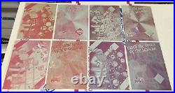 Santa Claus 1995 Collector's Edge Printing Plate SET of ALL 8 Plates 1/1 SP RARE