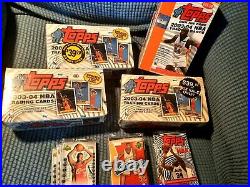 Sealed Brand New 2003 Topps NBA set / includes all Lebron, Wade Bosh RC's