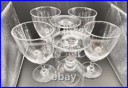 Set Of 6 (16 oz) William Yeoward Crystal Emmy Stemware Hand Blown Glasses