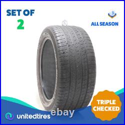 Set of (2) Used 305/40R20 Michelin Pilot Sport 3 A/S NO 112V 6-7/32