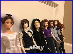 Set of Twilight Barbie Dolls (ALL PIECES) Bella (2), Alice, Jane, Esme, Victoria