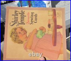 Shirley Temple 1937 Pastime Box Set Rare Saalfield #1732 Sewing Coloring