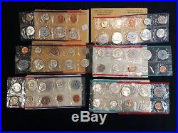 Silver Mint Sets from 1959-1964, Original Government Issue, All 6 sets