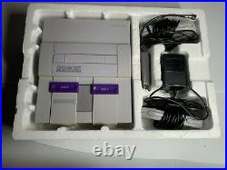 Super NES Control Set Console Complete in Box All Original SNES