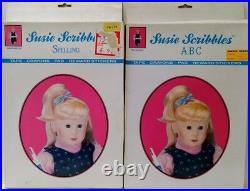 Susie Scribbles Doll Vtg Lot Cassette Tape Mother Goose Toy Replacement Part Set