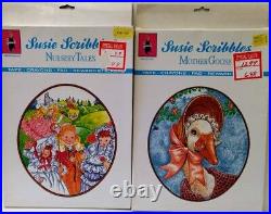 Susie Scribbles Doll Vtg Lot Cassette Tape Mother Goose Toy Replacement Part Set