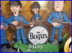 THE BEATLES McFARLANE DELUXE BOXED SET TOY MODEL ALL FIGURES BAND & CROCODILE