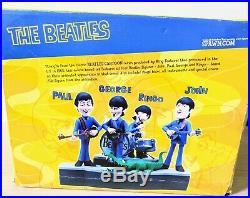 THE BEATLES McFARLANE Deluxe Boxed Set All Figures, Stage & Crocodile