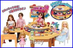 Takara Tomy Licca-chan Kuru Kuru Conveyor Belt Sushi Play Set Licca-chan Sushi