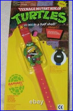 Teenage Mutant Ninja Turtles 1990 digital watch set all 4 turtles TMNT