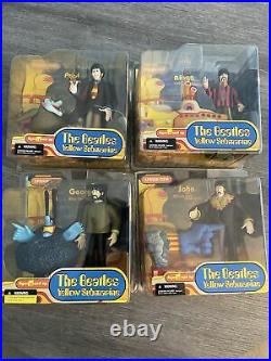 The Beatles Yellow Submarine Action Figures All 4 Full Set McFarlane Toys