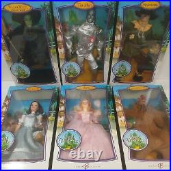 The Wizard of Oz Barbie Collection Pink Label Set of 6 Mattel 2006