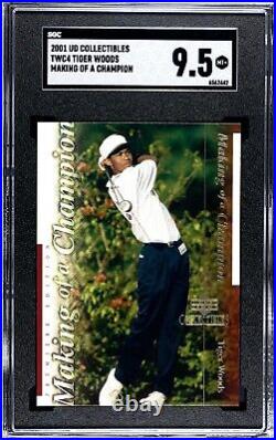 Tiger Woods 26 Card Rookie Set! 2001 Upper Deck Golf Collection SGC 10 to SGC 8