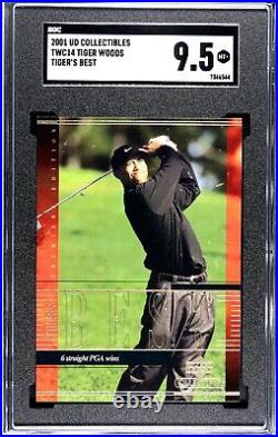 Tiger Woods 26 Card Rookie Set! 2001 Upper Deck Golf Collection SGC 10 to SGC 8
