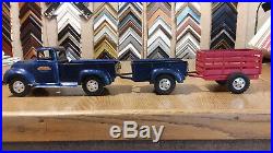 Tonka Pickup Truck Farm Set. 1957 All Original Tailgates, Chains. Complete