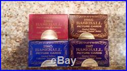 Topps Tiffany Set Collection 84-91 main/traded + 89/90 Bowman ALL SEALED