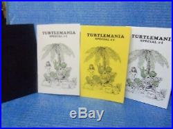 Turtlemania Black, Gold, Silver, White Anniv Set All 4 Origin Publisher 16/25