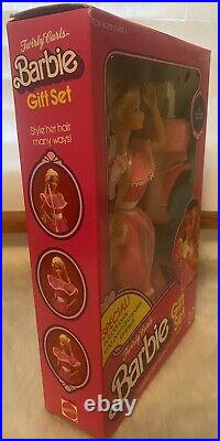 Twirly Curls Barbie Gift Set (1982) NRFB MPN 4097 Mattel? Superstar Era? HTF