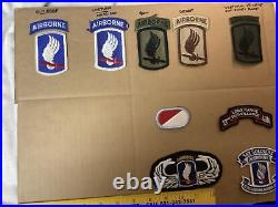 Us Army 173rd AIRBORNE Division Patch Set (ALL ORIGINAL / OFFICAL -ISSUED)