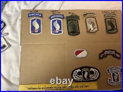 Us Army 173rd AIRBORNE Division Patch Set (ALL ORIGINAL / OFFICAL -ISSUED)