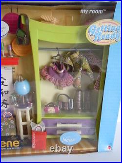 VERY RARE Mattel Barbie My Scene My Room Getting Ready NOLEE DOLL 20+Piece Set